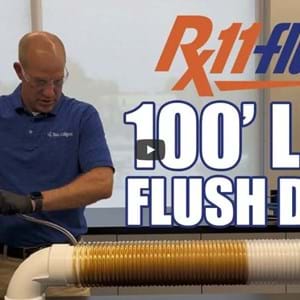 Rx11-flush 100 Foot Line Flush Demo